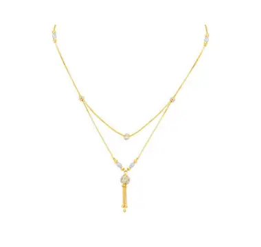 Trendy Layered Gold Chain Necklace