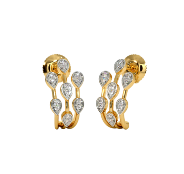 The Shayone J Hoop Earrings